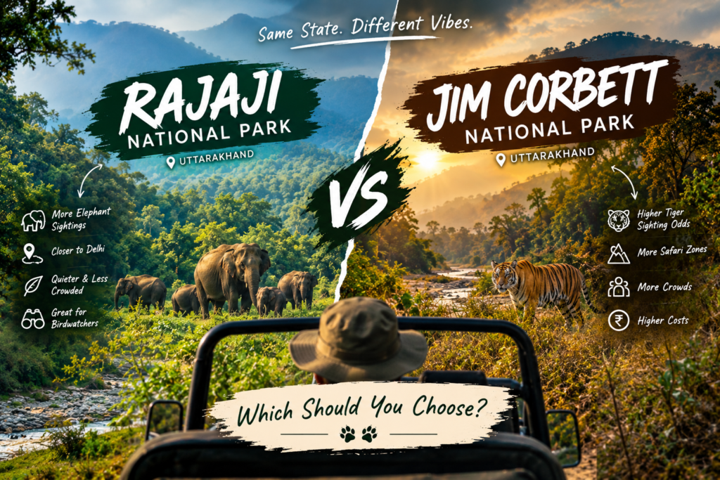 Rajaji National Park vs Jim Corbett: Which Should You Choose?