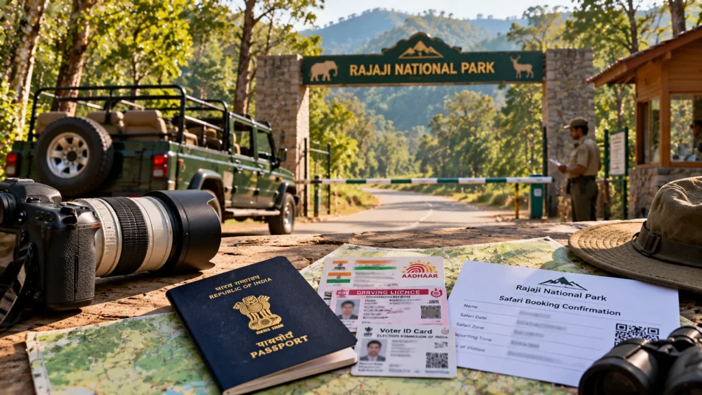 documents required for Rajaji National Park safari booking